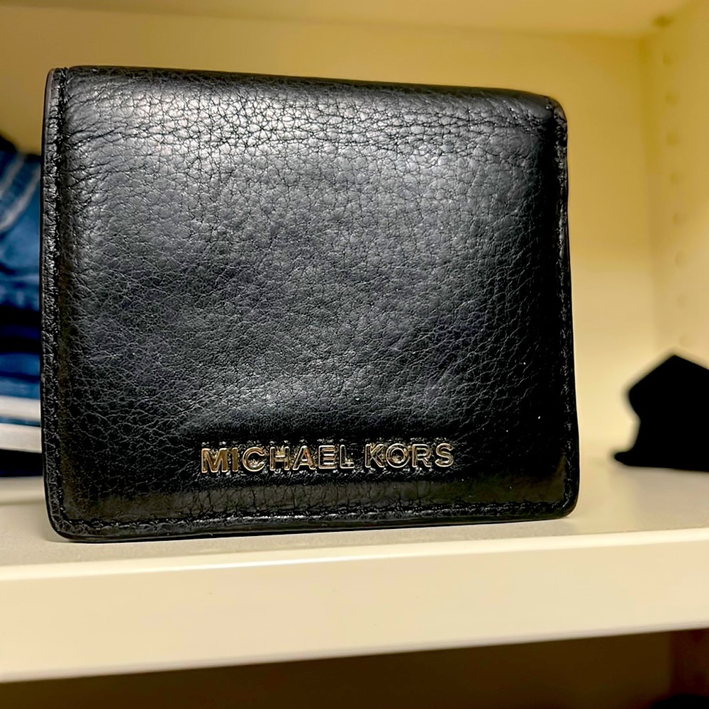 Michael Kors small black wallet